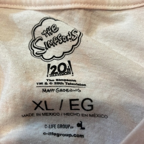 Unisex Simpsons Tie Dye Tee - Picture 4 of 5